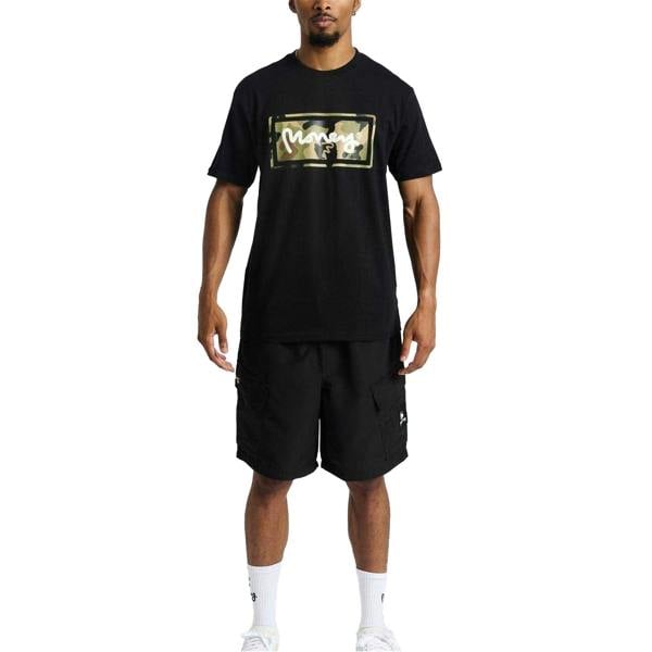 Money Mens Camo Box T-Shirt (Pack of 3) - Black/White/Grey Melange - 