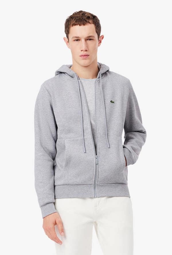 Lacoste Zip-Up Fleece Hoodie