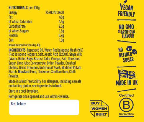 Nojo PUNCHY JALAPENO MAYO | VEGAN 160g