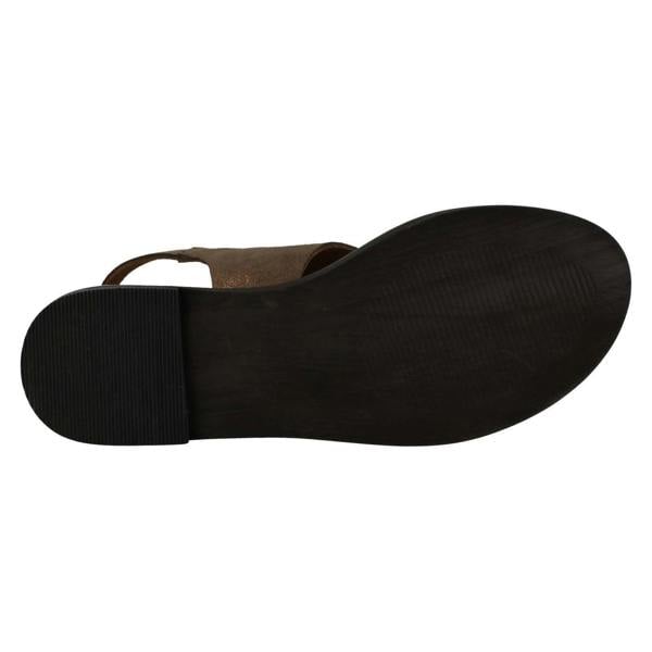 Leather Collection Ladies Leather Collection Toepost Sandals F00201