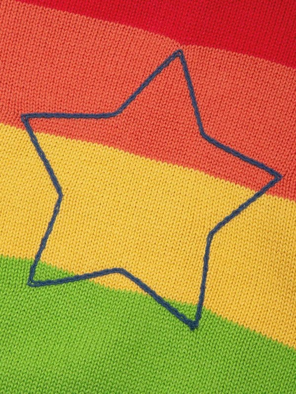 Kite Boys Organic Rainbow Star Jumper