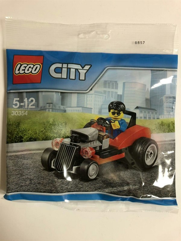 lego city hot rod and driver 30354 new sealed polybag