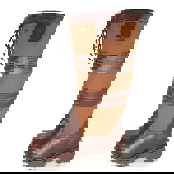 Frank James Burghley Equestrian Leather Country Long Boots Waterproof