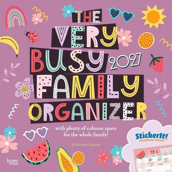 The Very Busy Family Organiser 2027, Family Planners, Month To View, Family, Gift
