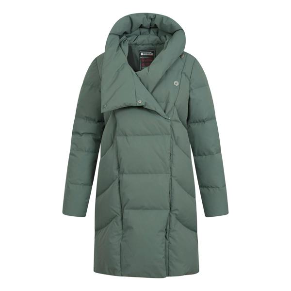 Mountain Warehouse Womens/Ladies Cosy Extreme II Wrap Down Jacket - Dark Khaki - 
