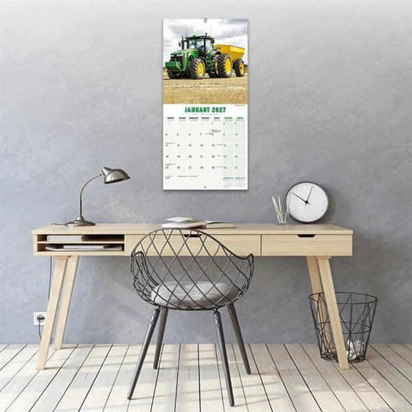 Tractors Calendar 2027, Wall Calendars, Month To View, Transport, Gift