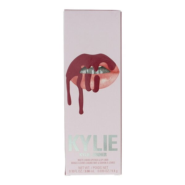 Kylie By Kylie Jenner Matte Lip Kit 403 Bite Me 2 Piece Gift Set: Liquid Lipstick 3ml - Lip Liner 1.1g