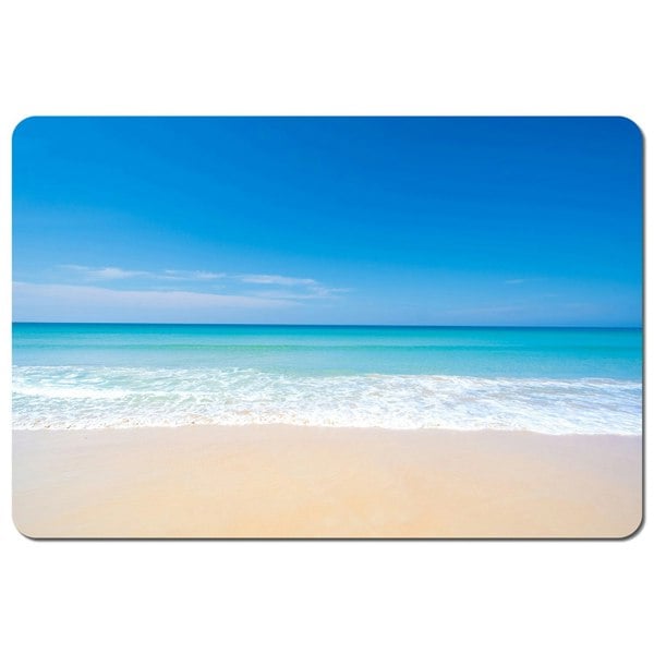Benjamin Tate Design Nature landscape view of beautiful tropical beach and sea in sunny day (Placemat)
