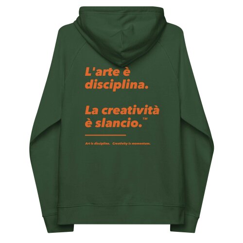 Anchor & Crew Art & Momentum Creative Standard Organic Cotton Hoodie - Bottle Green