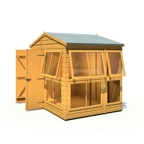 8x6 Sunhut Potting Shed with double doors - Best Shed