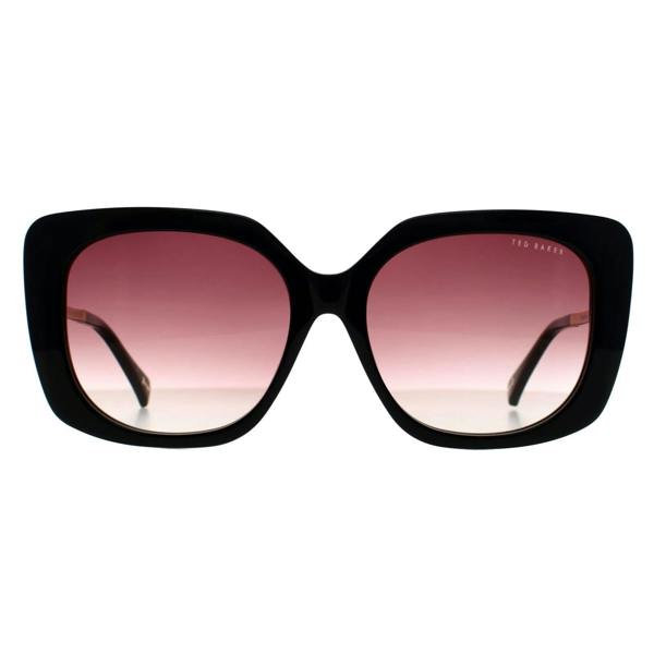 Ted Baker Sunglasses TB1732 Heather 001 Gloss Black Brown Gradient