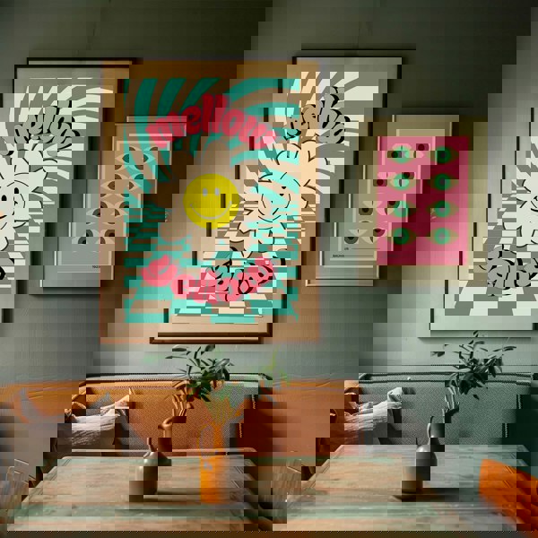 love frankie yellow mellow art print