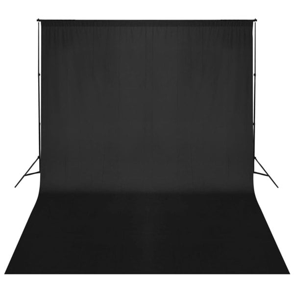 Berkfield Backdrop Support System 500 x 300 cm Black