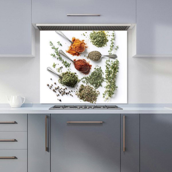 Warren Reed - Designer Herbal Essence in Spoons Kitchen Splashback