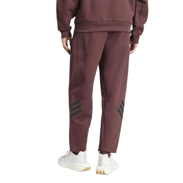 Adidas Mens Future Icons Fleece 3 Stripes Regular Joggers - Ruby Red - 