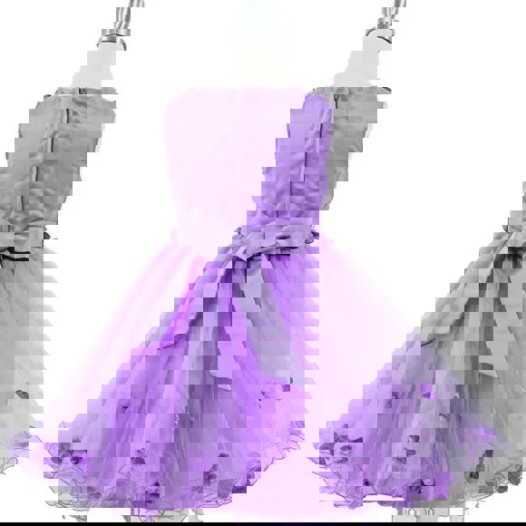 Daisy Dress in Lavender - rear 