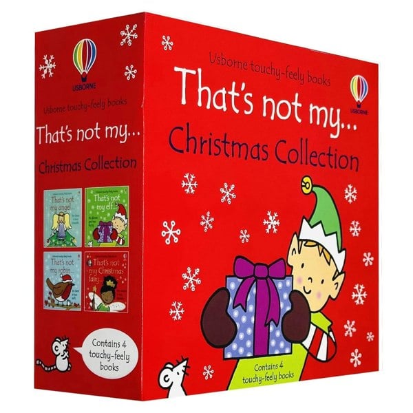 Touchy-Feely Thats not My Christmas 4 Book Set (Christmas Fairy, Robin, Elf & Angel)