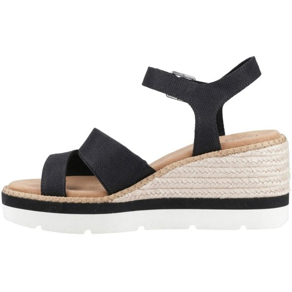 TOMS Darya Polyester Women's Black Sandals