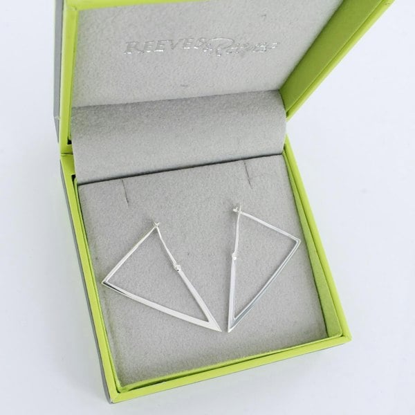 Iso Triangle Hoop Earring - Reeves & Reeves