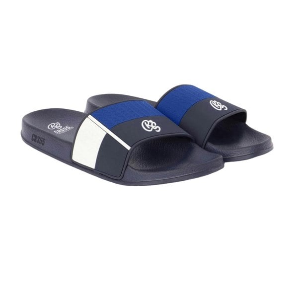 Crosshatch Men's Rentrays Sliders - Navy/Blue