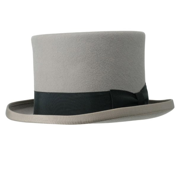 Gamble & Gunn Mossant Grey Felt Top Hat