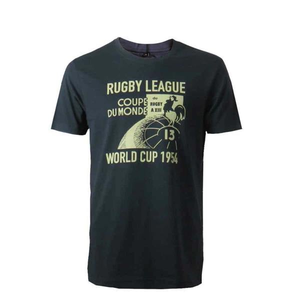 1954-Rugby-League-World-Cup-Vintage-Navy-T-Shirt-Front