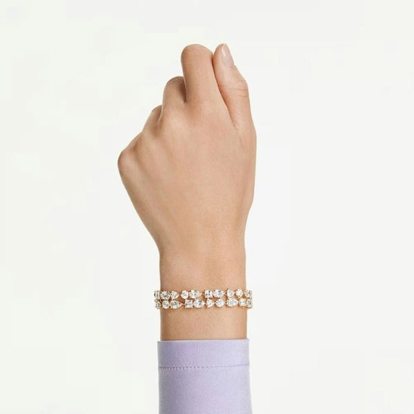Swarovski Mesmera Gold Tone Plated Zirconia Bracelet 5743827