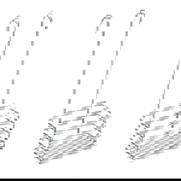 Polished chrome shower basket