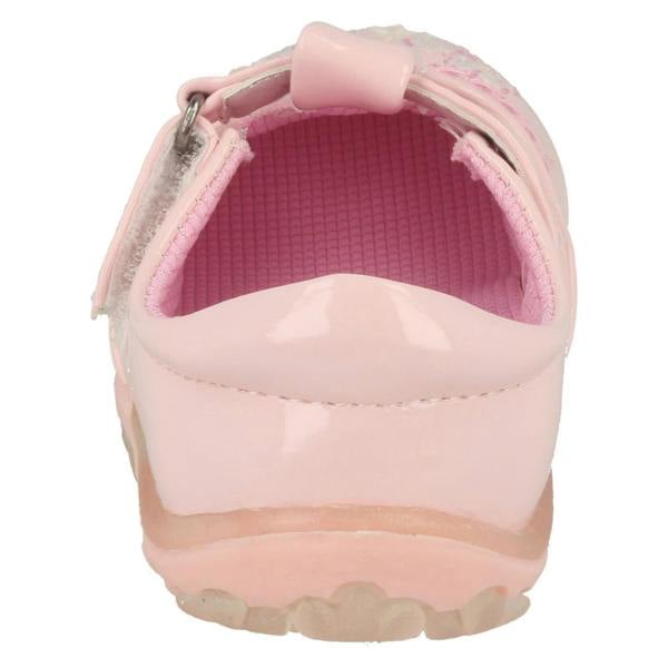 Cutie Girls Cutie T-Bar Flats With Floral Embroidery Detail