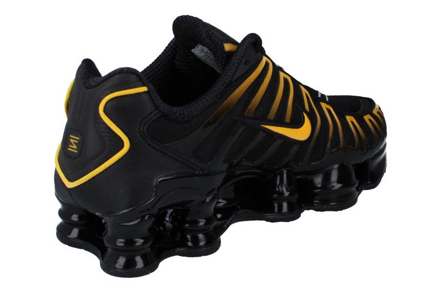 Nike Shox Tl Mens Running Trainers Av3595 Sneakers Shoes  013 - Black University Gold 013 - Photo 2