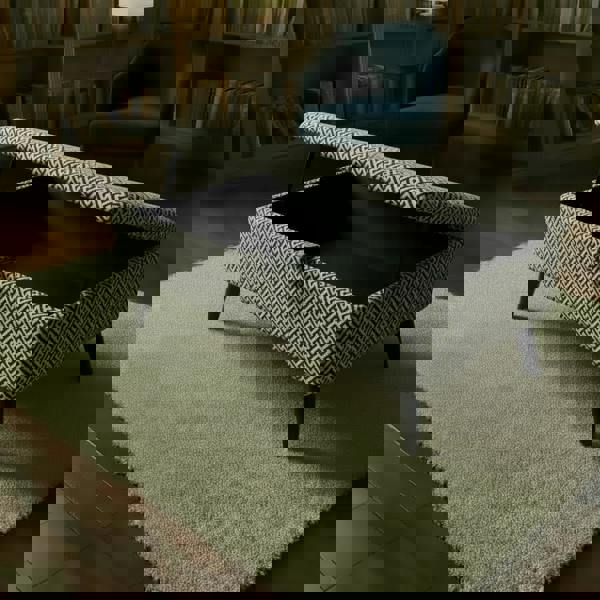 Premium Eden Embossed Pattern Storage Footstool Ottoman – Window Bay Seat & Multi - Use Coffee Table Bench - ISTOOLS