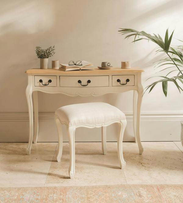 Juliette Vintage Chic Dressing Table with Drawers