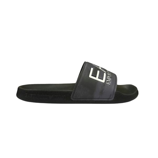 Emporio Armani EA7 EA7 Emporio Armani Visibility Logo Slides Black/Black/Camo Print
