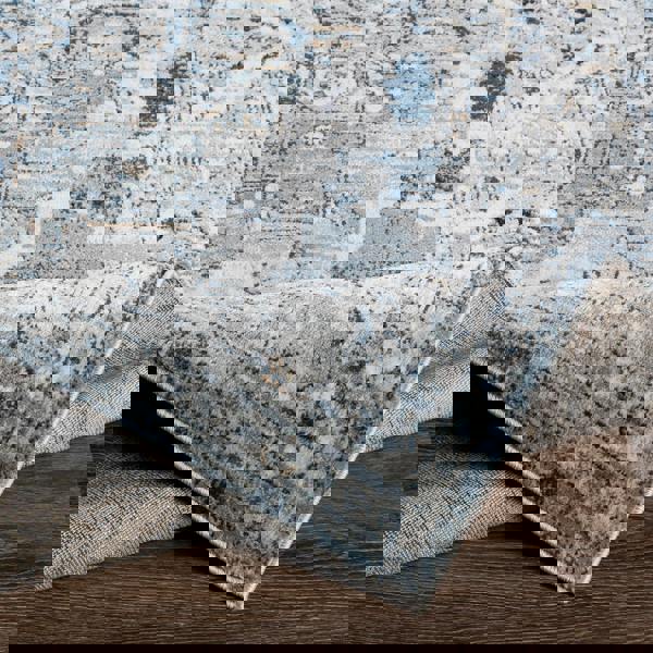 Livabliss Jolie-Vintage Grey Blue Ivory Brown Traditional Boho Rug