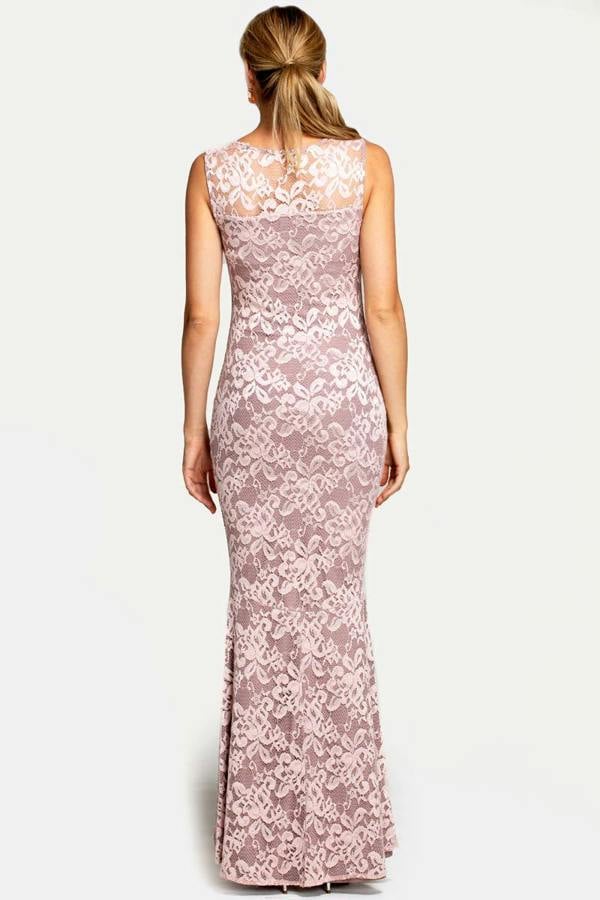 HotSquash Sweetheart Neckline Lace Maxi Dress