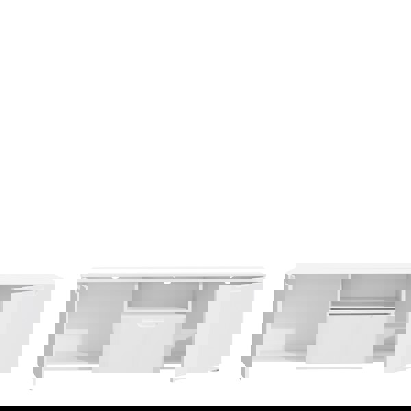 Furniture To Go Sienna TV Unit  in White/White High Gloss