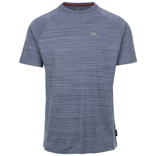 Trespass Mens Leecana TP75 T-Shirt - Denim Blue Marl - Denim Blue Marl - 100% Polyester