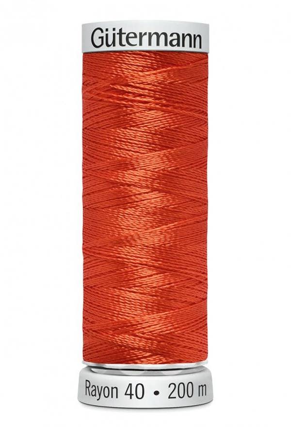 Gutermann No 40 Sulky Rayon Embroidery Thread 200m Rayon Thread Suitable For Embroidery