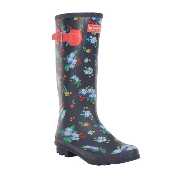 Regatta Womens/Ladies Ly Fairweather II Tall Durable Wellington Boots - Navy/Red