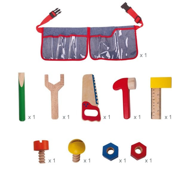 Bigjigs Toys Carpenters Toolbelt