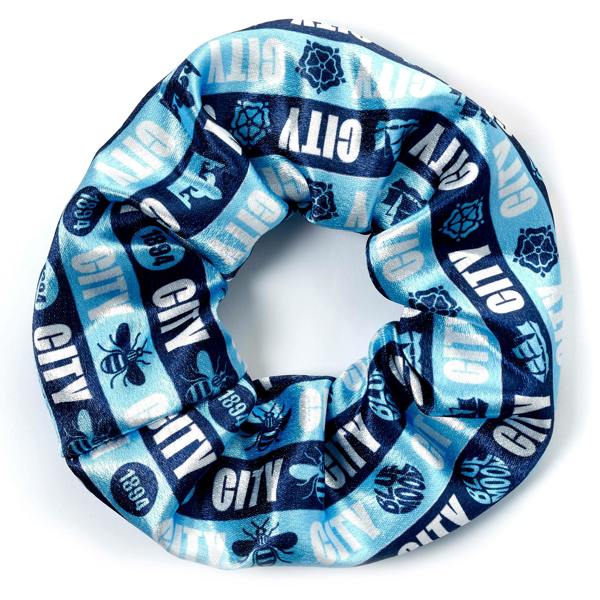 Manchetser City Football Club Icons Hair Scrunchie