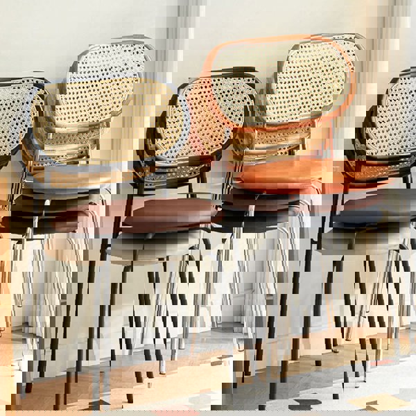 Coer Rattan Dining Chair, Rattan-Rit Concept-White-Rit Concept