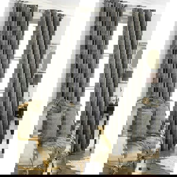 Riva Home Winchester Ringtop Curtains - Mocha