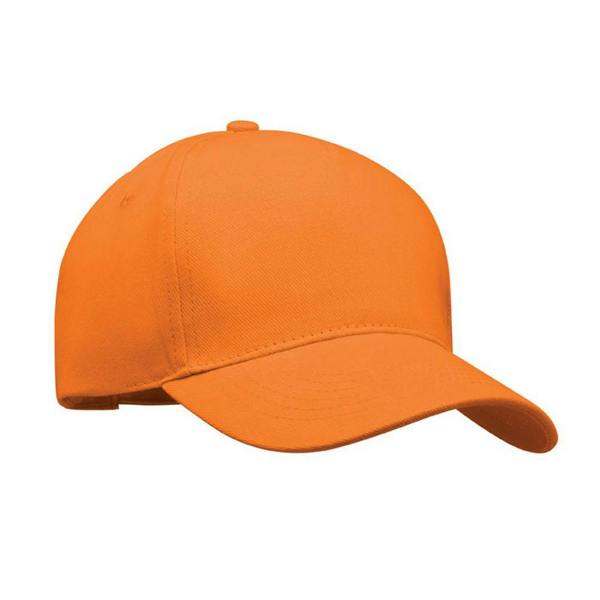 MidOcean Singa 5 Panel Baseball Cap - Orange - 