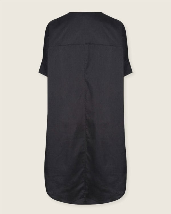 Nina Black Midi Dress- image 8