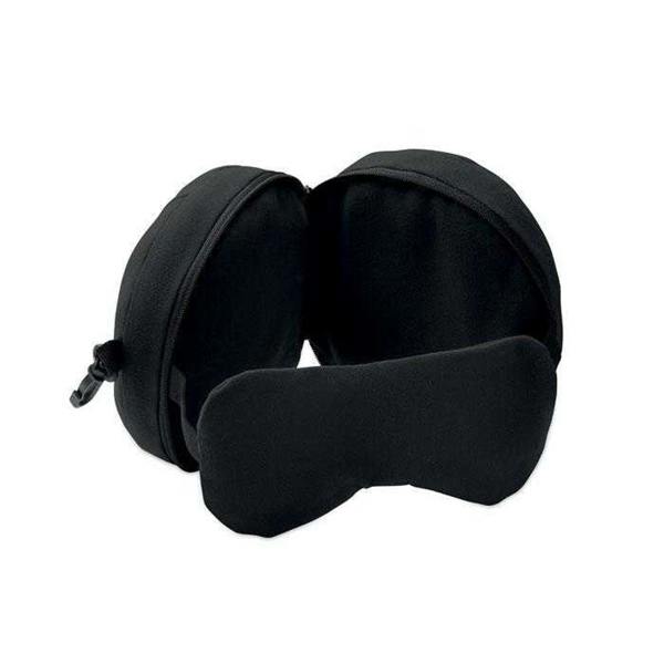 MidOcean 2 in 1 Soft Nuit Travel Set - Black - 
