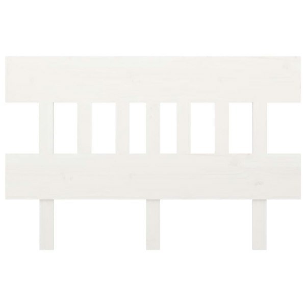 Berkfield Bed Headboard White 203.5x3x81 cm Solid Wood Pine