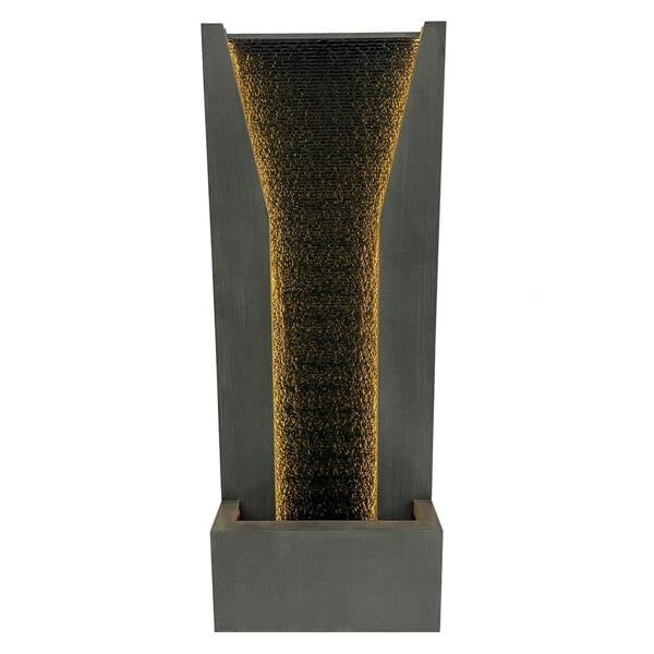 Milltown Zinc Metal Modern Metal Water Feature