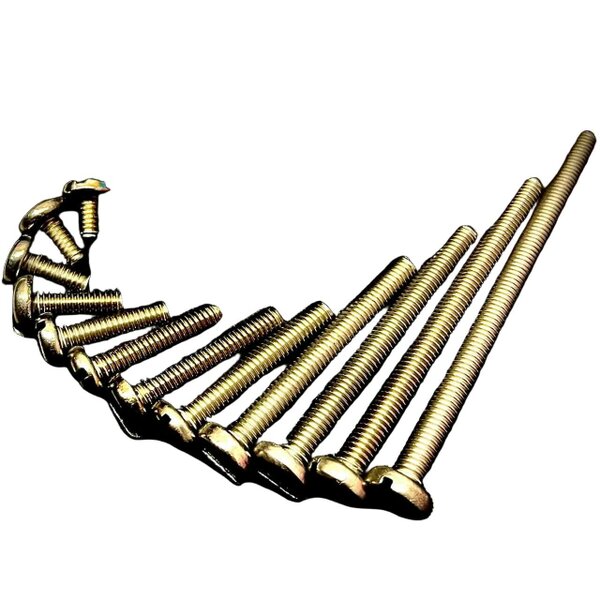 Fixaball M2 Machine Screws Slotted Pan A2 304 Stainless Steel