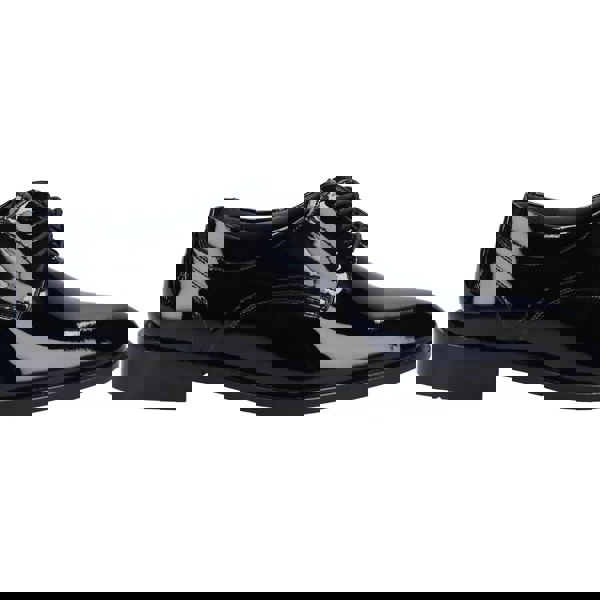 Hush Puppies Damien Lace Up Patent Leather Men's Black Patent Lace-Up Shoes